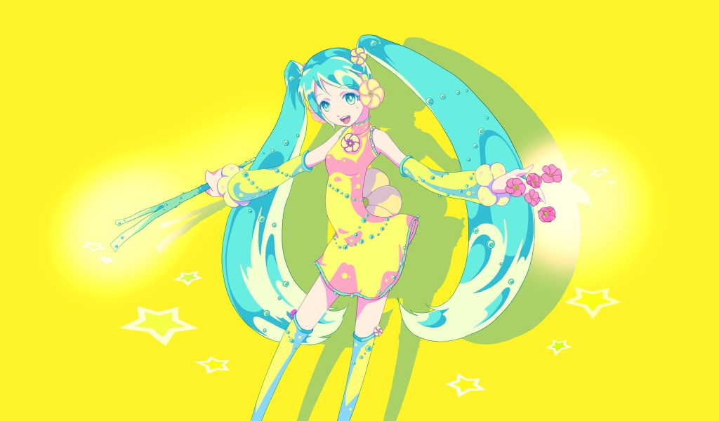 Мику Хатсуне персонаж аниме Вокалоид 