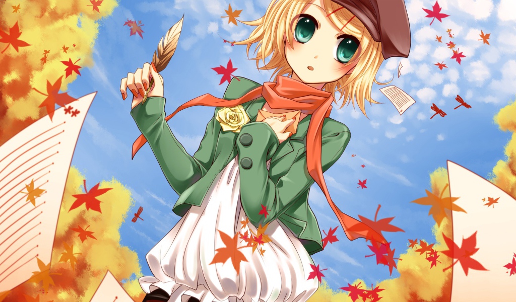 Кагамине Рин персонаж аниме Вокалоид 