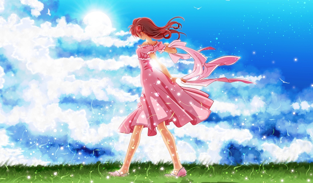 Девушка Марон Кусакабэ аниме Камикадзе Кайто Дзянну   