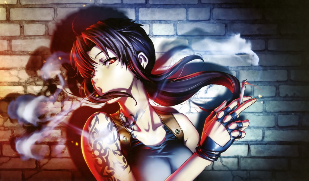 Девушка Реви аниме Чёрная лагуна 