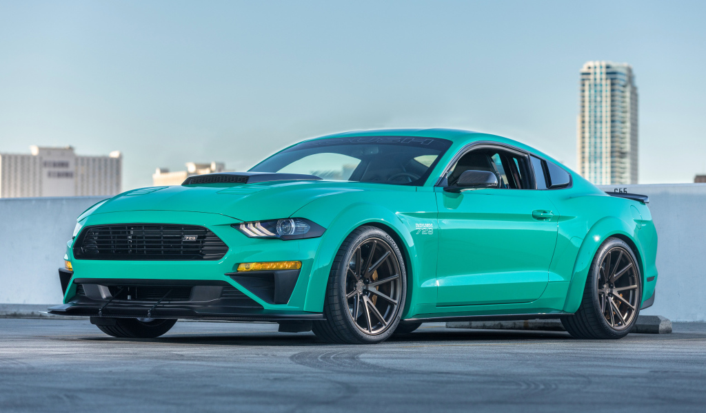 Быстрый автомобиль Roush Mustang 729, 2018