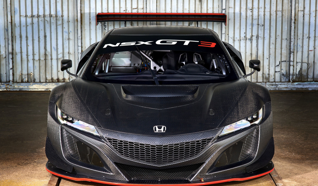 Автомобиль Honda NSX GT3, 2017 вид спереди