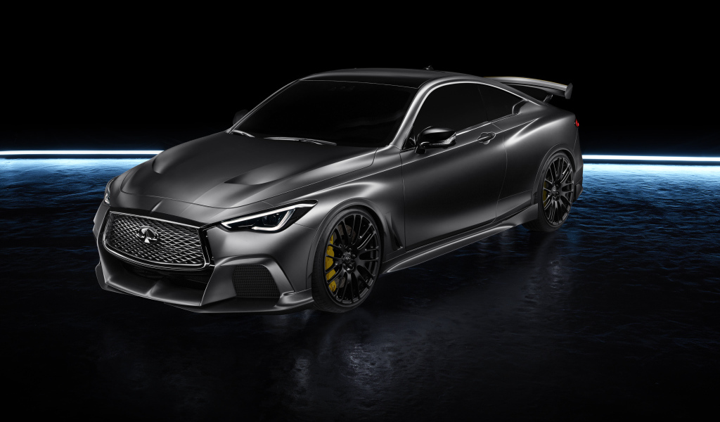 Стильный автомобиль  Infiniti Q60 Project Black S 2017 