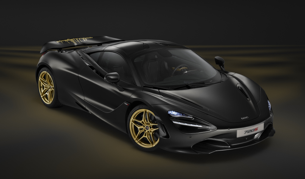 Черный спортивный автомобиль McLaren MSO 720S Coupe