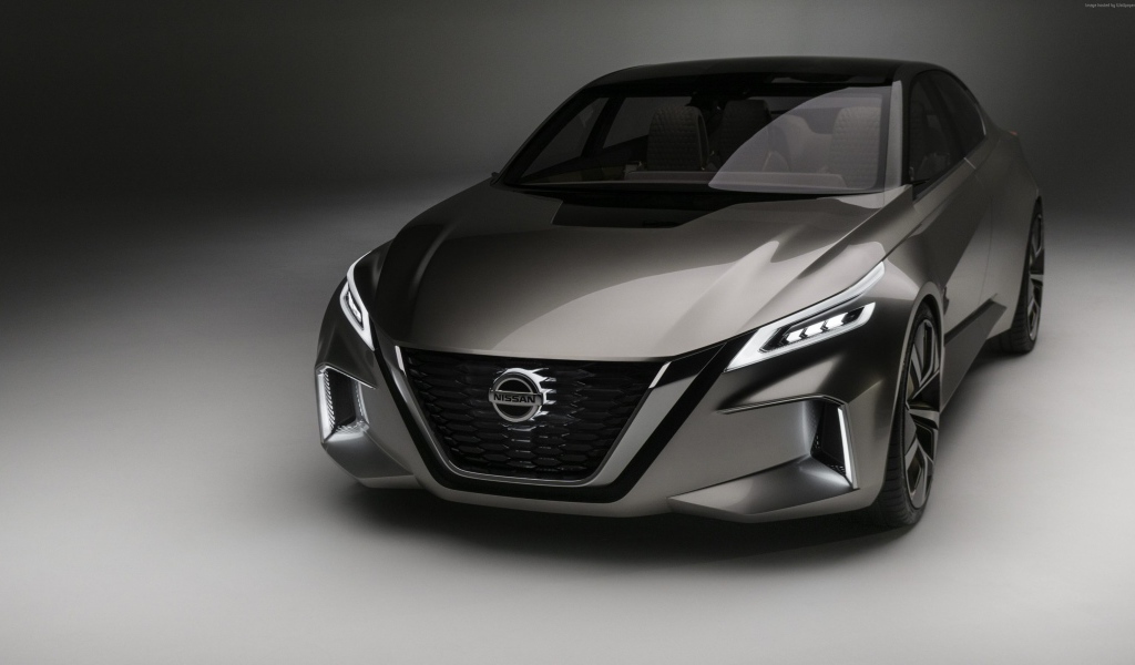 Стильный автомобиль Nissan Vmotion 2.0 вид спереди