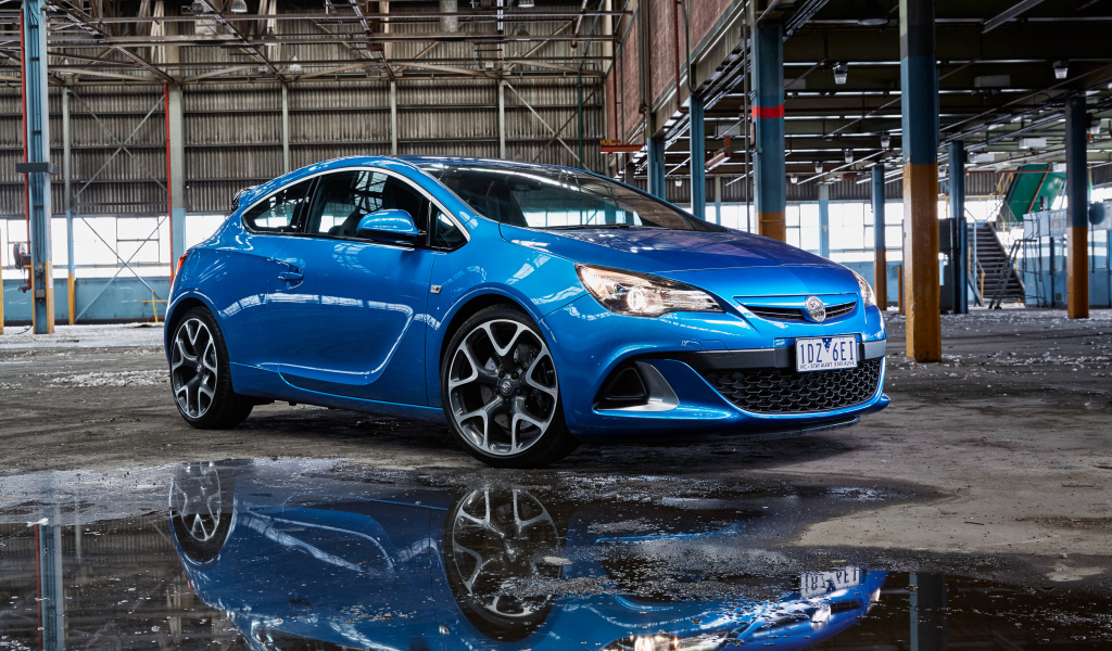Blue Stylish Opel Astra
