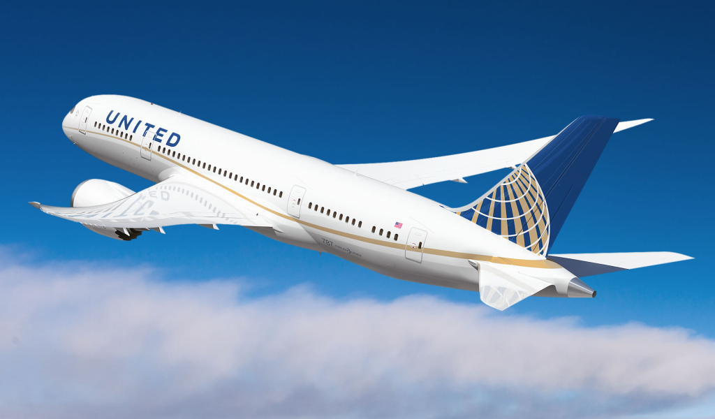 Boeing 737-800 авиакомпании United Airlines 