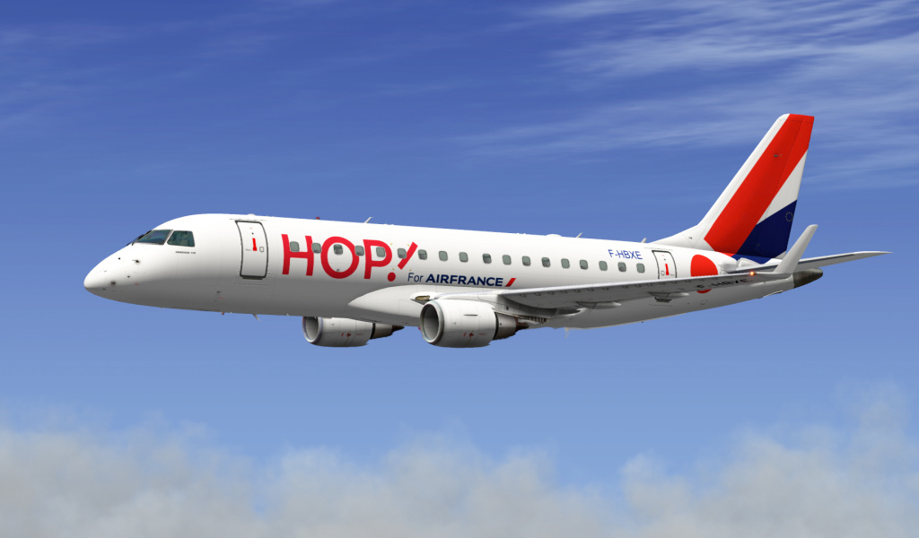 Embraer 170 французской региональной авиакомпании HOP 