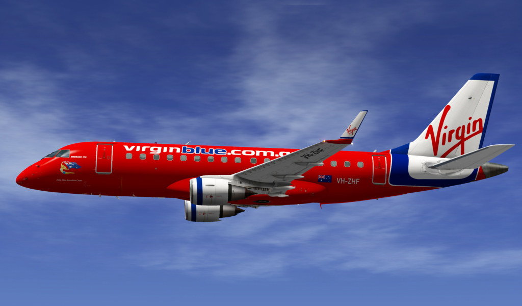 Embraer австралийской авиакомпании Virgin Blue