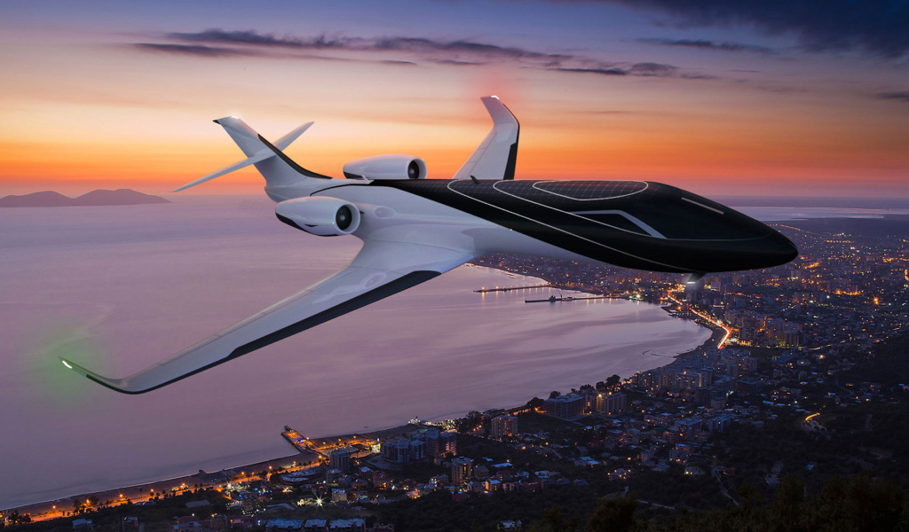 Французский прозрачный самолет IXION Windowless Jet 