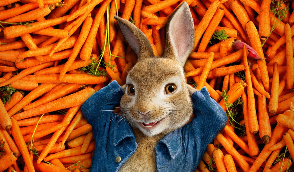 Кролик персонаж мультфильма Приключения Кролика Питера, 2018