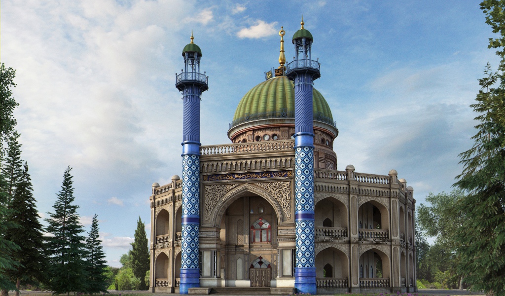 Храм Бахаи в Ашхабаде