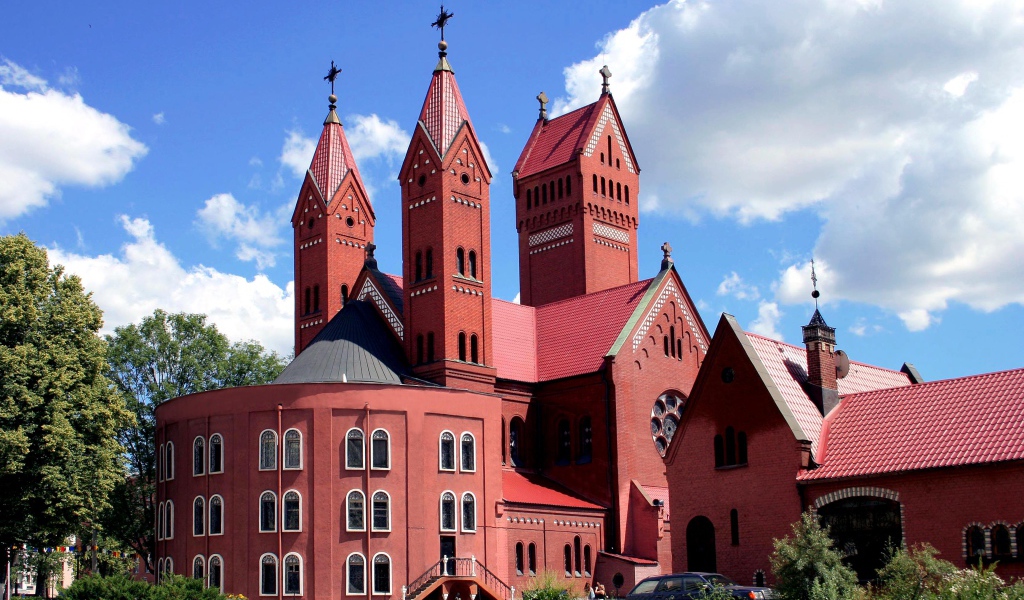 Костёл Святого Симеона и Святой Елены город Минск 