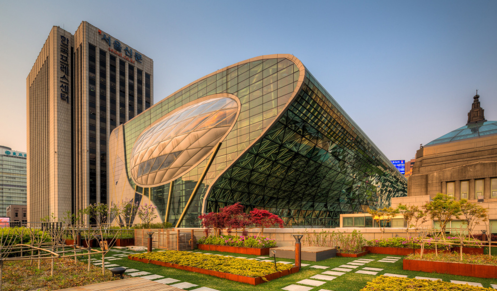 Корпус городской мэрии Seoul New City Hall, Южная Корея 