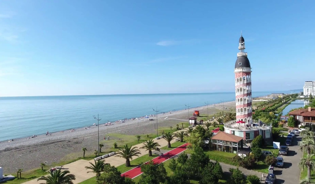 Шикарный вид на Черное море Батумский бульвар  