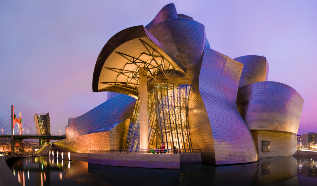 Музей Гуггенхейма в Бильбао, Испания 