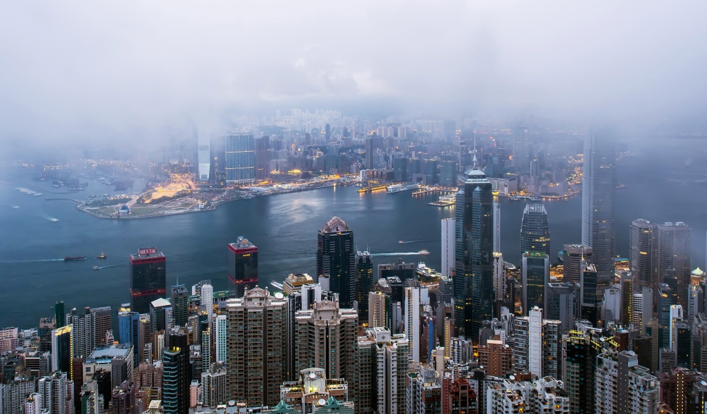 Hong Kong Panorama of the city