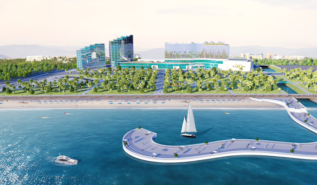 Отель Эйфория на побережье Черного моря Батуми 