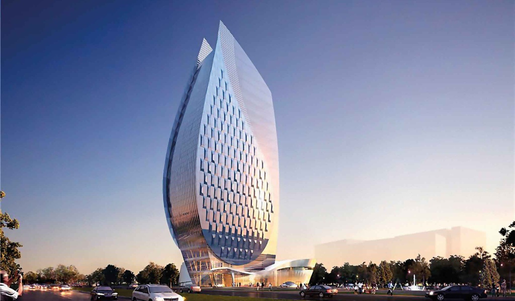 Высотное здание Azersu Office Tower Баку 