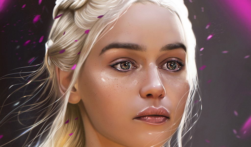 Рисунок персонажа Дейенерис Таргариен