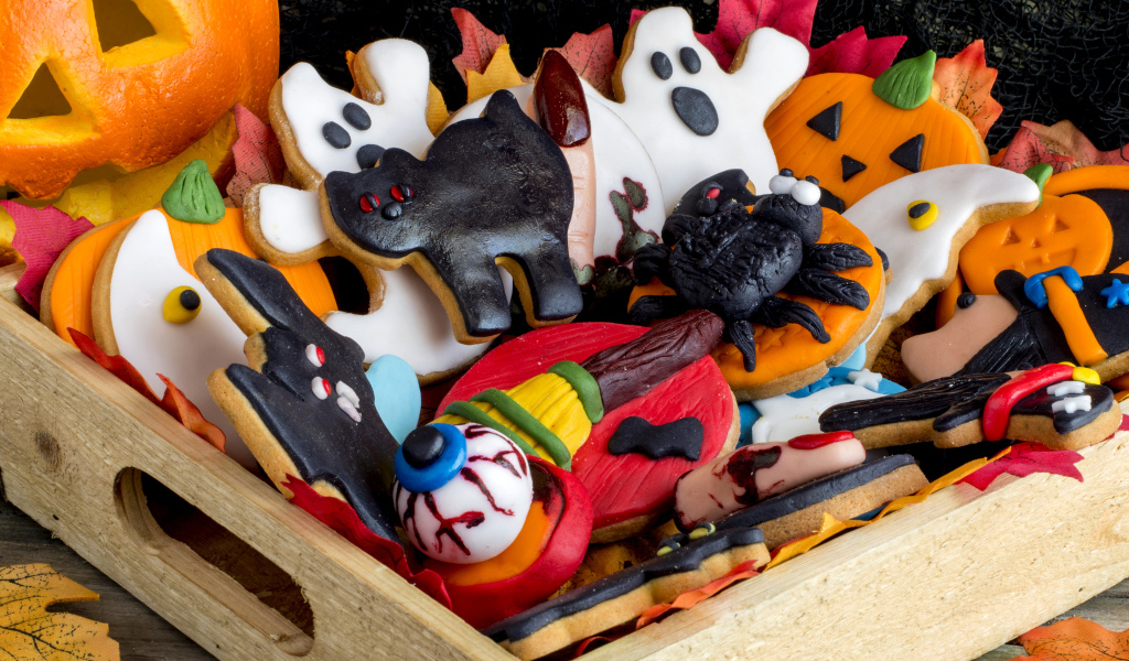 Печенье на праздник Хэллоуин