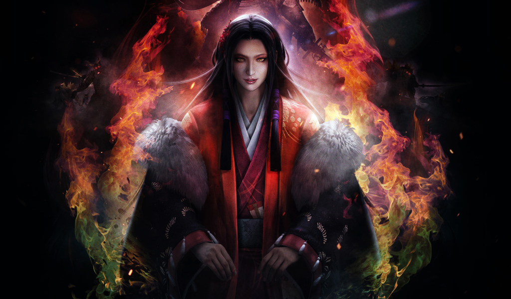 Персонаж компьютерной игры Nioh, Bloodshed's End, 2017