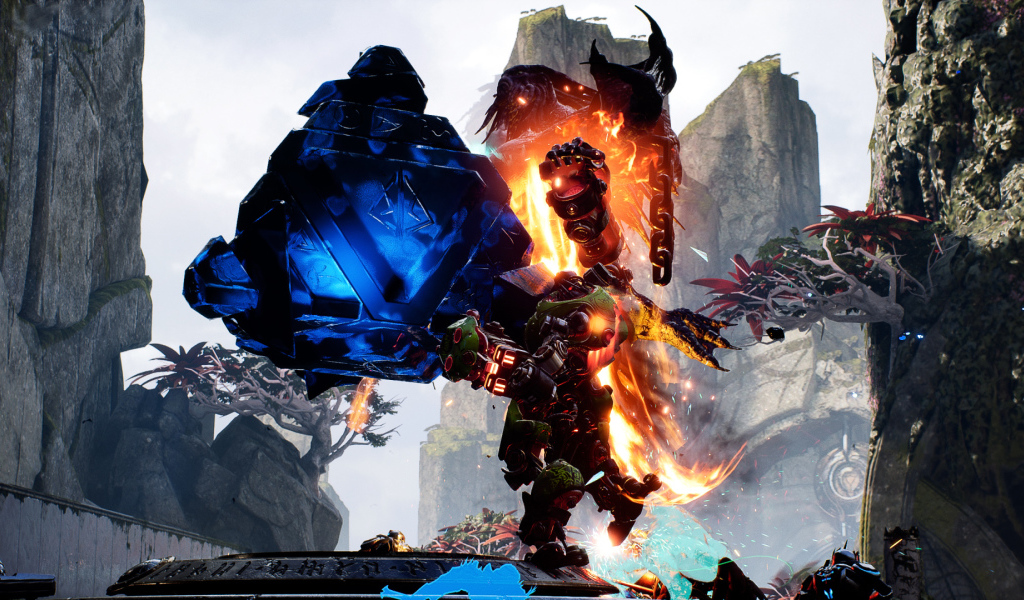 Боец ближнего боя Кранч персонаж игры Paragon 2017 