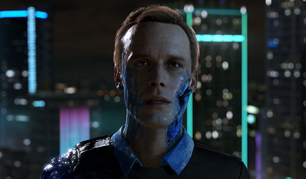 Connor персонаж игры Detroit Become Human 