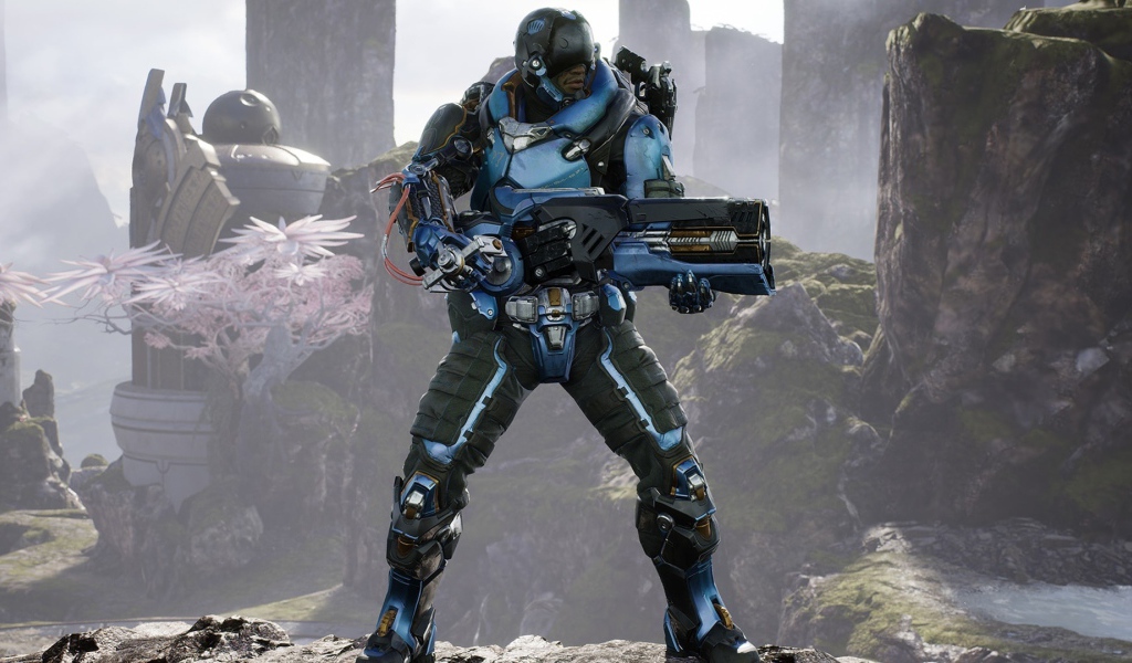 Мердок с бластером персонаж игры Paragon 2017  