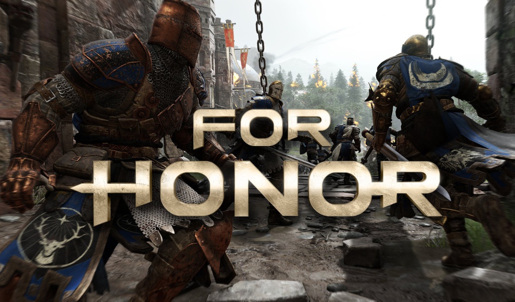 Заставка с названием игры For Honor 