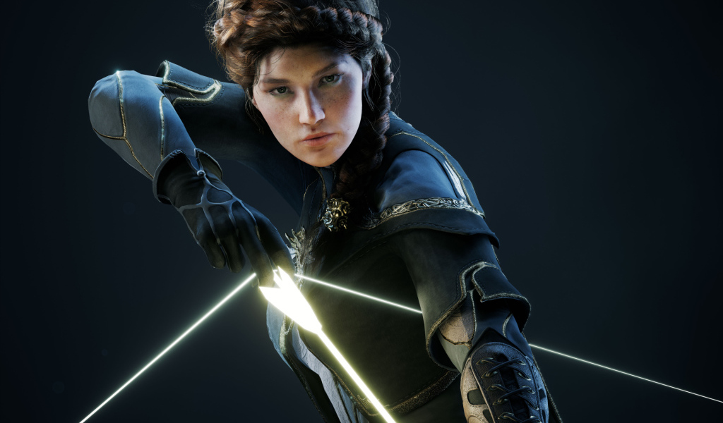 Спэрроу с луком персонаж игры Paragon 2017 