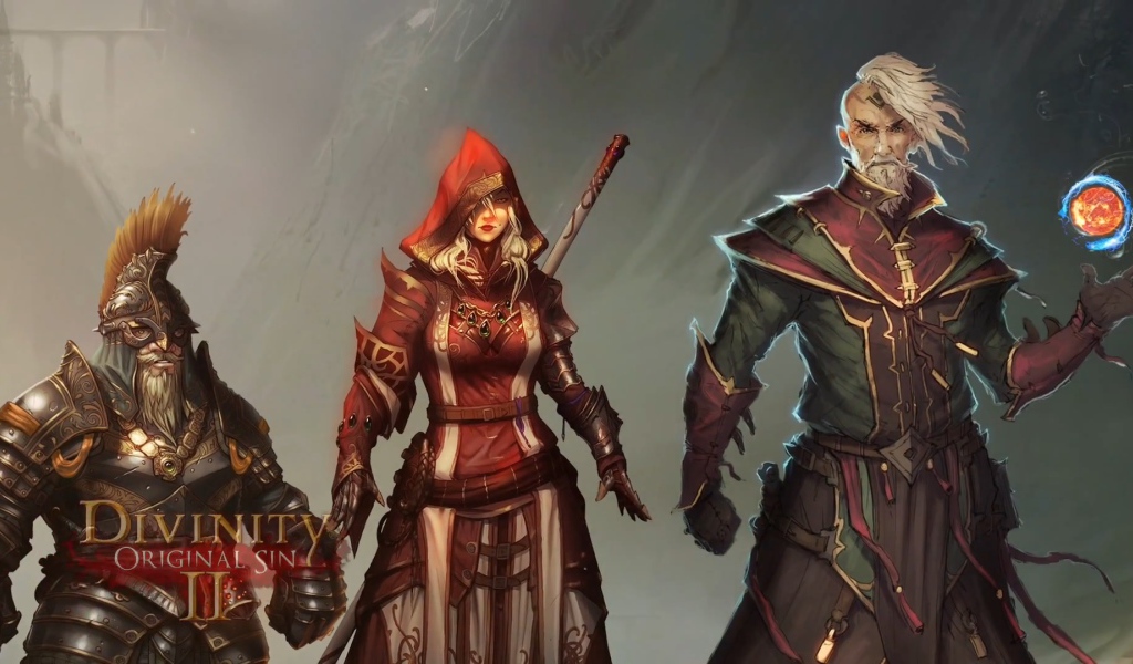 Три воина из игры Divinity Original Sin II