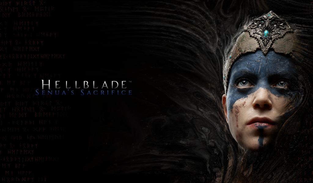 Женщина воин персонаж компьютерной игры Hellblade 