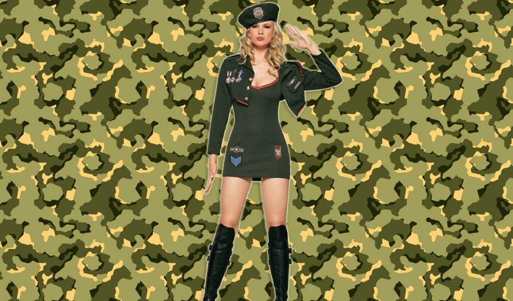 Настоящая защитница отечества 