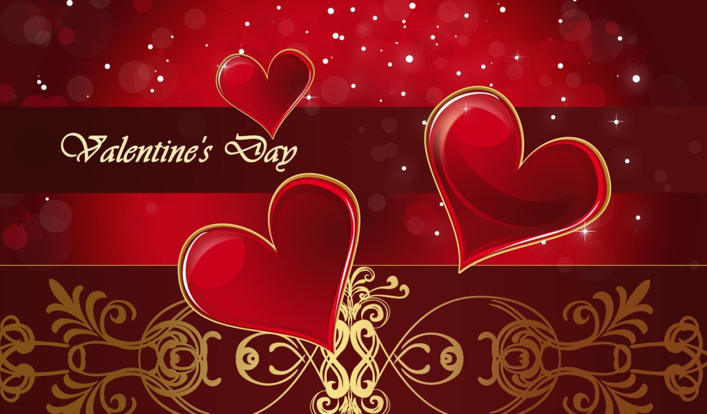 Открытка ко Дню Святого Валентина 