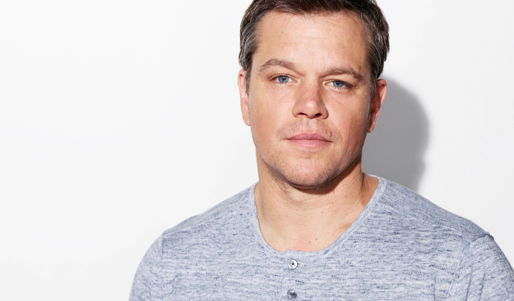 Голубоглазый актер Мэтт Деймон 
