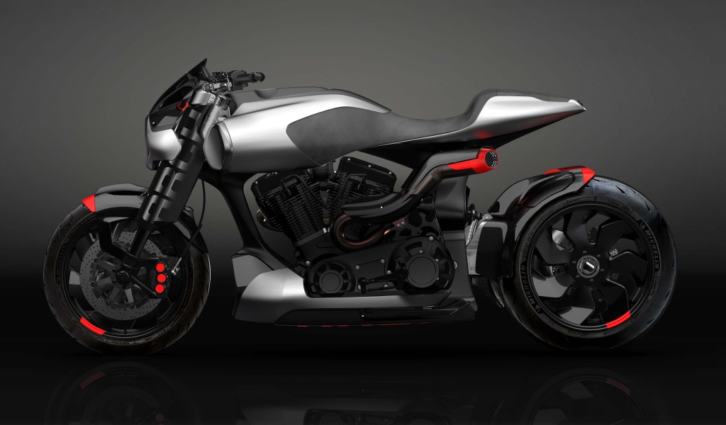 Мотоцикл Method 143 вид сбоку