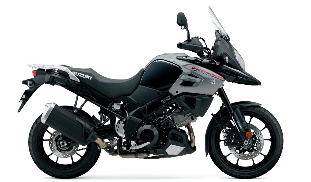 Motorcycle Suzuki V-Strom 1000 on a white background