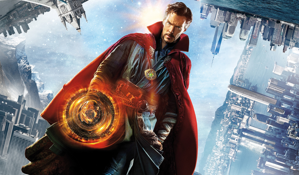 Актер Бенедикт Камбербэтч в фильме Доктор Стрэндж 