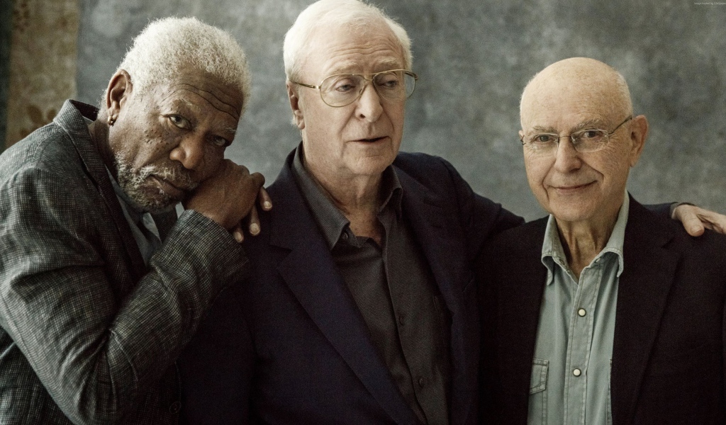 Актеры Морган Фриман, Майкл Кейн, Алан Аркин  герои фильма  Уйти красиво, 2017 