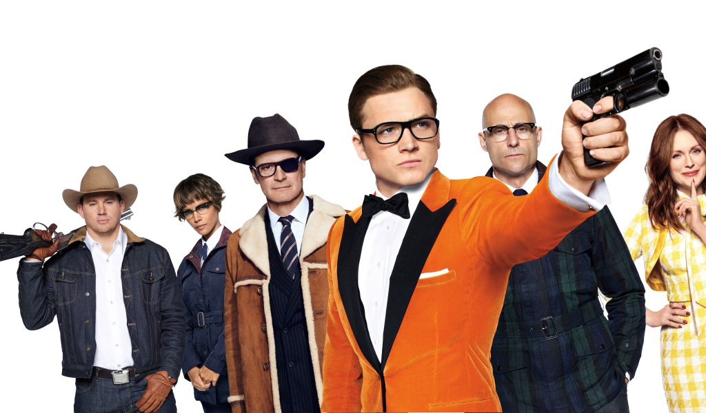 Герои нового приключенческого боевика  Kingsman Золотое кольцо