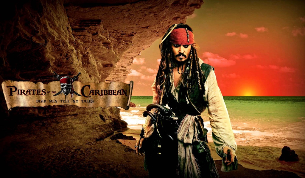Пират Джек Воробей фильм Пираты Карибского моря. Мертвецы не рассказывают сказки 2017 