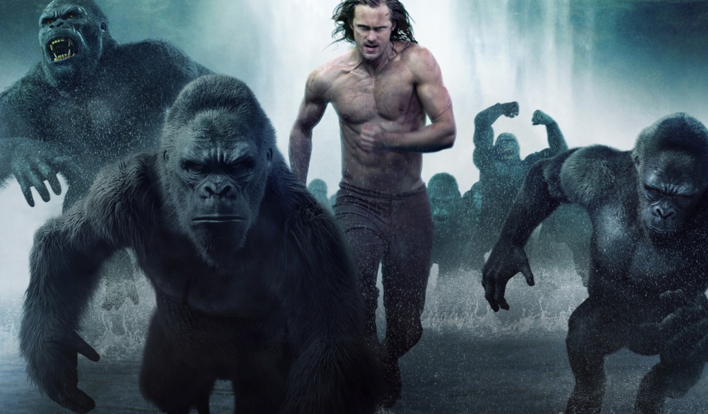 Тарзан  и гориллы фильм Тарзан. Легенда 