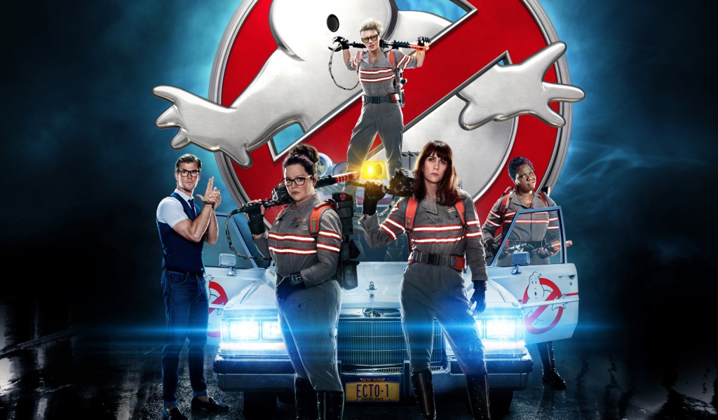 Герои фильма Охотники за привидениями 2016 