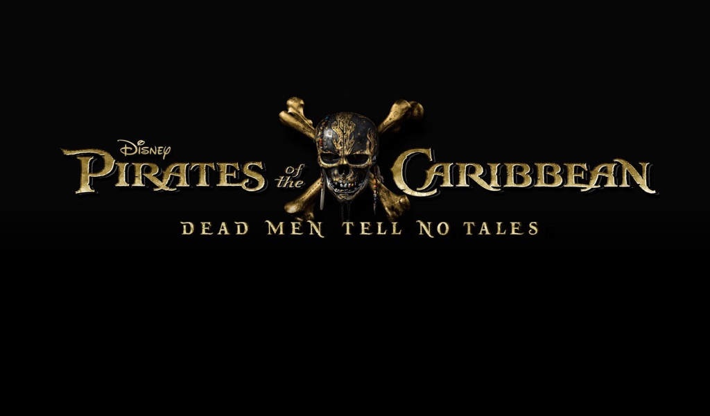 Логотип фильма Пираты Карибского моря. Мертвецы не рассказывают сказки 2017 
