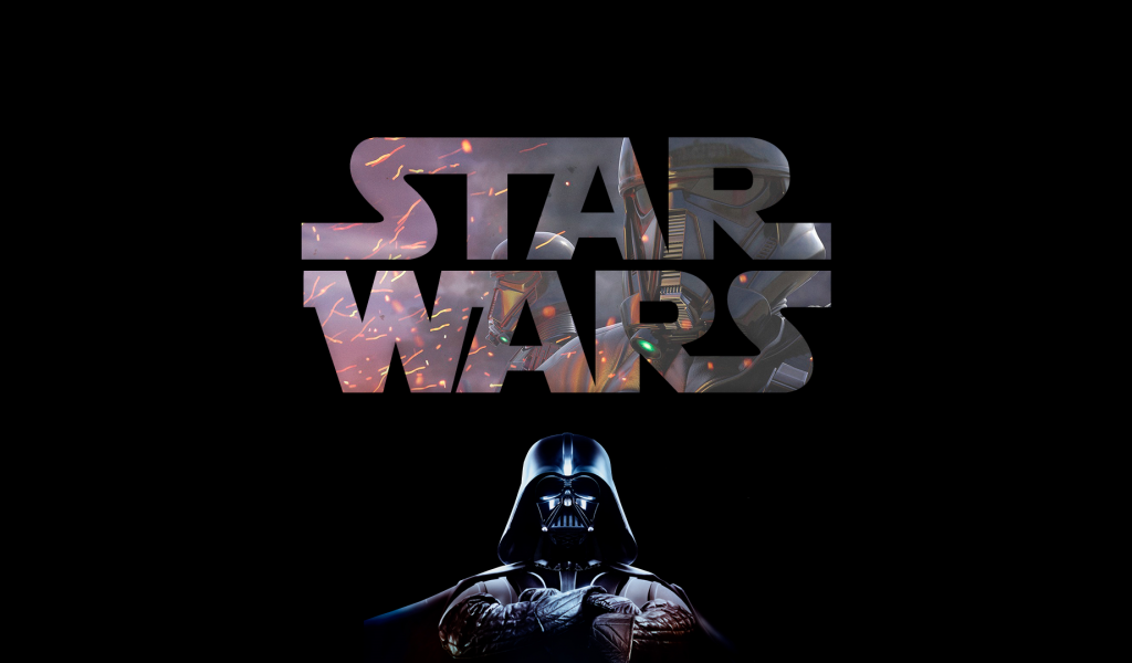 Логотип фильма Звездные войны с Дартом Вейдером 