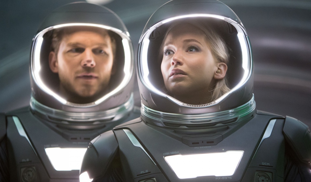 Главные герои фильма Пассажиры в скафандрах 