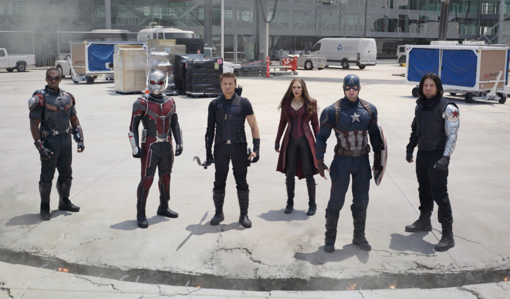 Команда супер героев Капитана Америка фильм Первый мститель Противостояние 