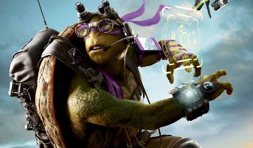 Черепашка Донателло персонаж фильма Черепашки-ниндзя 2 