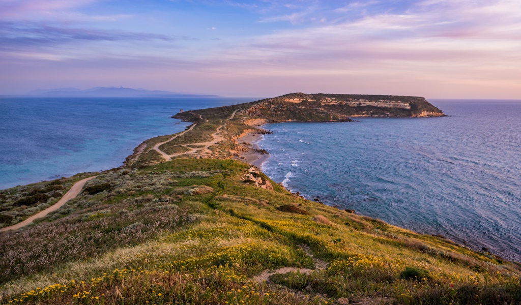 Мыс Капо Сан - Марко, полуостров Синис   